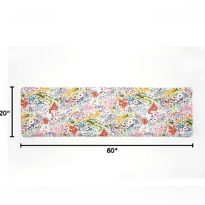 *NEW Set of 2” Watercolor Floral Anti-Fatigue Kitchen Mats